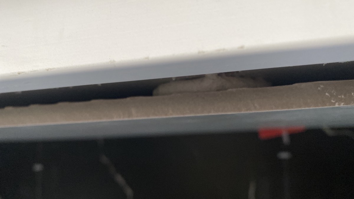 Tiles spot fixed, recorded at a lock-up inspection in Austral